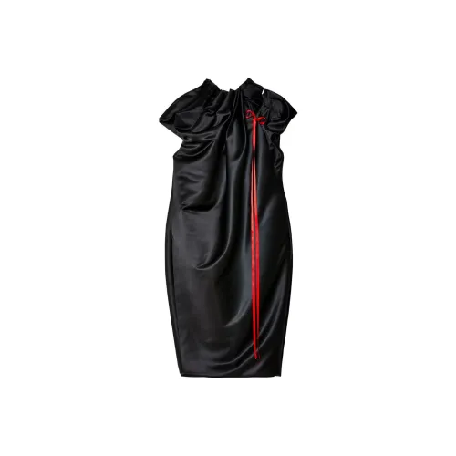 SIMONE ROCHA Короткий рукав Платье Женское Черное