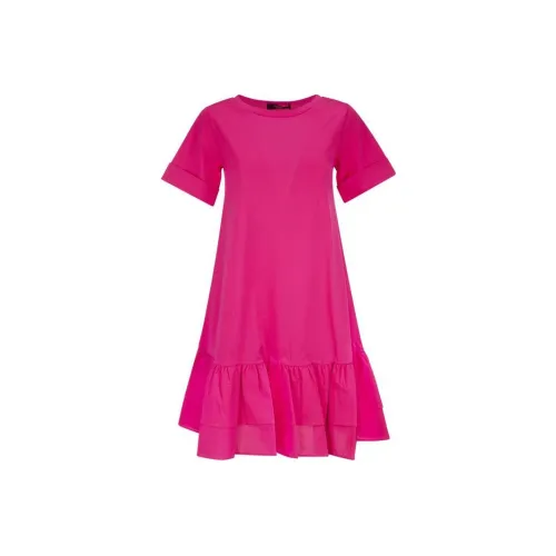 WEEKEND MaxMara Розовые Женские Длинные Платья с Рукавами