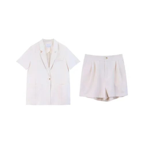 DianThia Бизнес-костюм женский абрикосовый