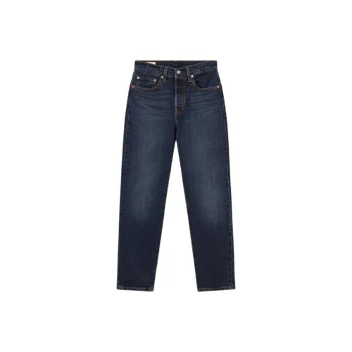 Levis Женские джинсы темно-синего цвета