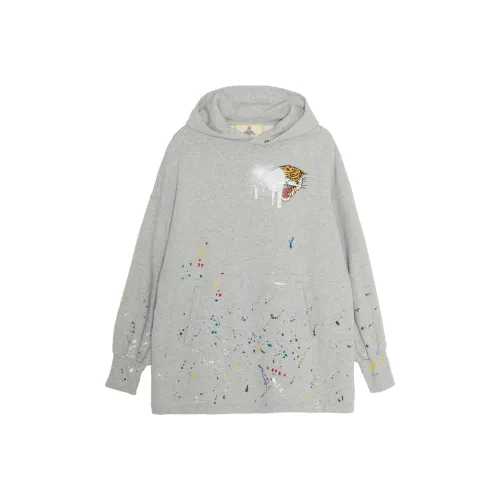 Ed Hardy E1OAW358 Светло-серый Женские Длинные Платья с Рукавами
