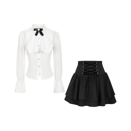 9 Кошка Лакомства Палочки Рубашка Комплект Женские