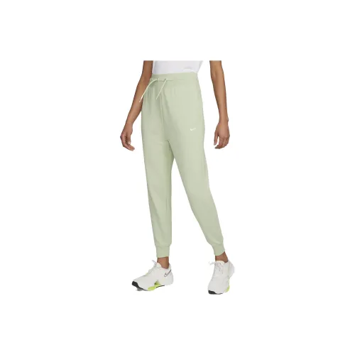 NIKE Светло-зеленые Женские Вязаные Тренировочные Брюки