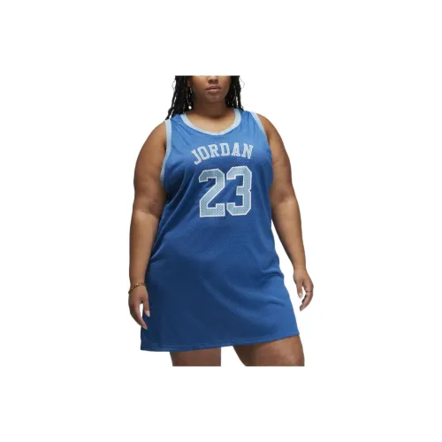 Джордан Синий Женские Короткие Платья с Длинными Рукавами