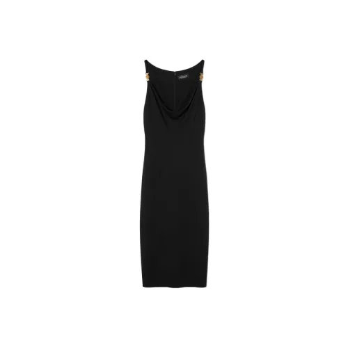 VERSACE SS23 Sleeveless Dress Women's Black ВЕРСАЧЕ SS23 Без рукавов Платье Женское Черное