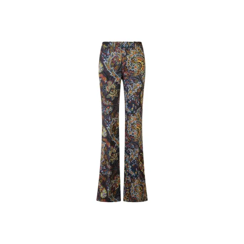 ETRO Коричневые Женские Повседневные Брюки