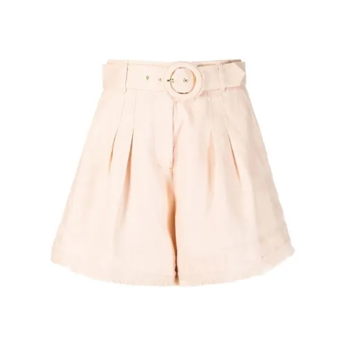 Zimmermann SS23 Повседневные шорты Женские Розовые