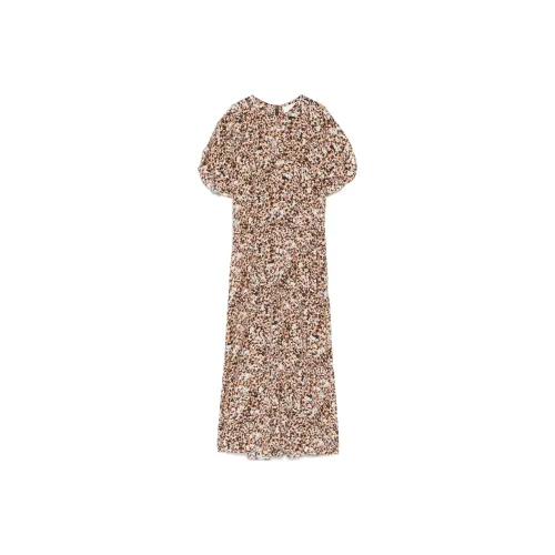 ISABEL MARANT Светло-бежевый Женские Короткие Платья с Рукавами