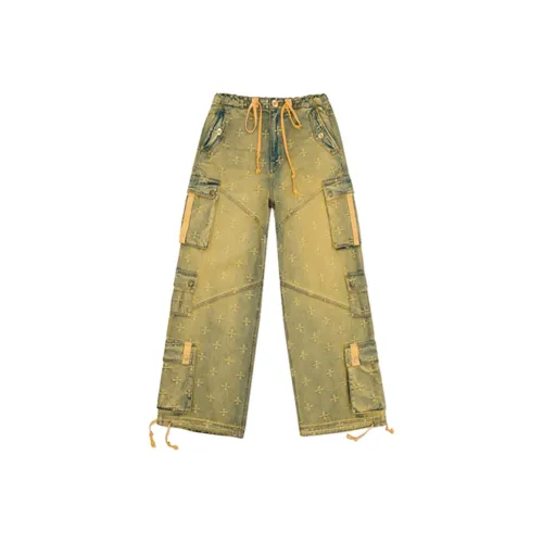 SMFK Джинсы Унисекс Temple Сад Желтый