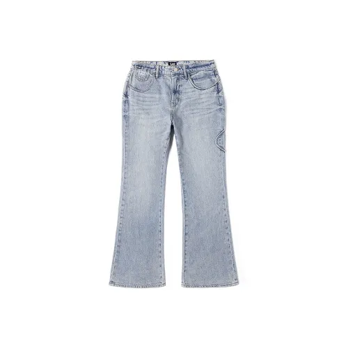 Lee Светло-синие Женские Джинсы