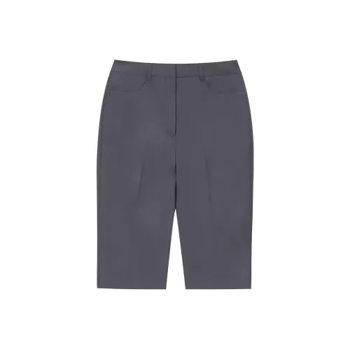 Dunst BIKER Брюки Повседневные шорты Женские Угольно-серый