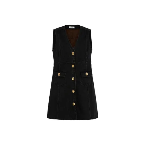 COACH FW22 Без рукавов Платье Женское Синее