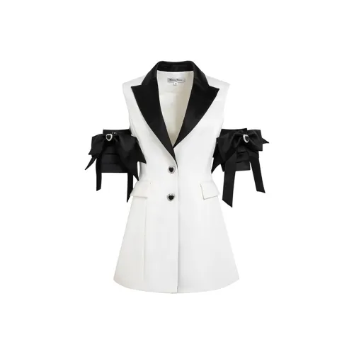 MASION WESTER SS22 Костюмное платье Белый