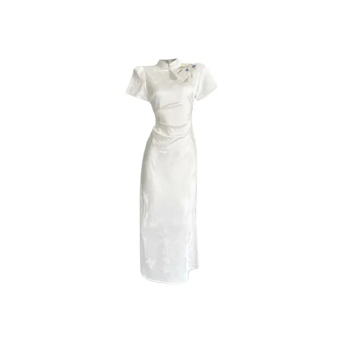 RTNH Короткий рукав платье женский белый