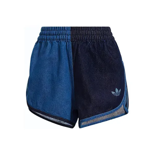 Adidas Originals Повседневные шорты женские цвет залив синий