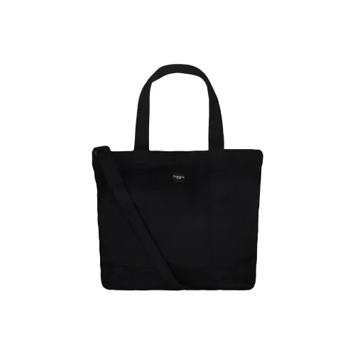 Carhartt WIP Хлопок Тоут Сумка Сумка для покупок Портативная через плечо Сумка на одно плечо Обычная Унисекс Черная