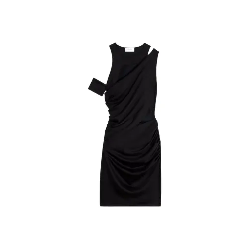CELINE SS23 Sleeveless Dress Women's Black CELINE SS23 Без рукавов Платье Женское Черное