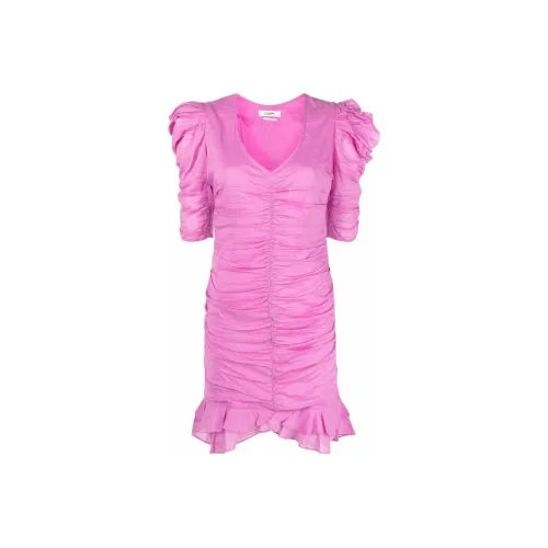 ISABEL MARANT ETOILE Короткий рукав Платье Женское Фиолетовое