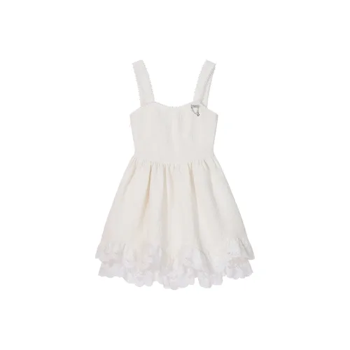 INEED I.T Sweet Dreamland Series Белое Женское Платье без Рукавов