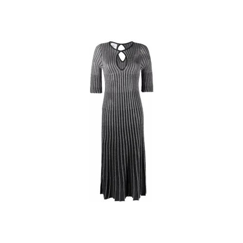 STELLA MCCARTNEY Black Женские Короткие Платья с Рукавами