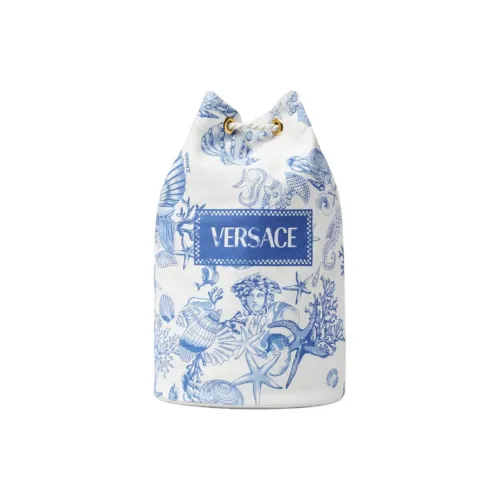 VERSACE Хлопок Плечевая сумка для детей синий и белый