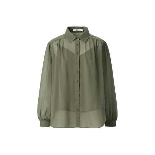 UNIQLO C Collection Оливковый Женские Комплекты с рубашками
