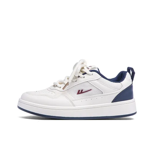 Warrior Легкие и Дышащие Низкие Кроссовки для Скейтбординга Унисекс Бежевые Темно-Синие