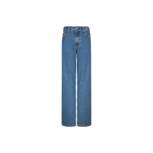 Calvin Klein Denim Series NA6 Джинсовый Светло-Синий Женские Джинсы