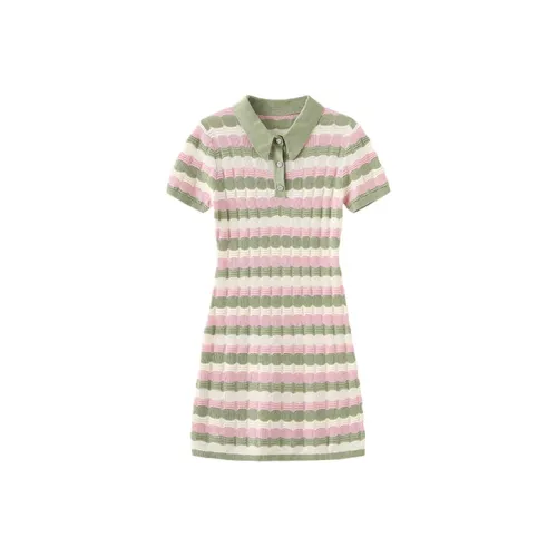 CUBIC Короткий рукав Платье Женское
