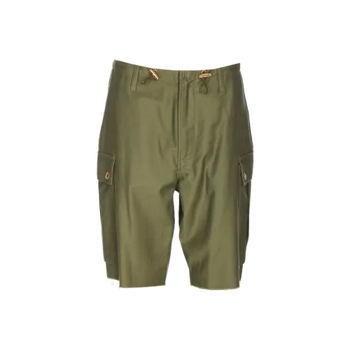 CELINE Армейский зеленый Женские Повседневные шорты