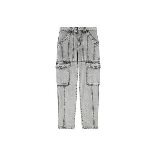 ISABEL MARANT ETOILE Светло-серые Женские Джинсы