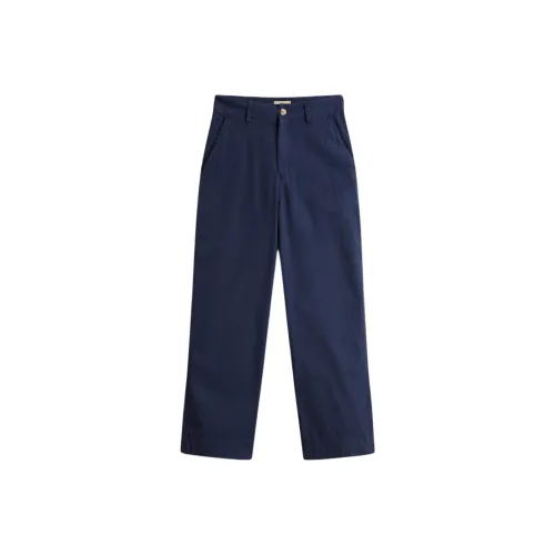 WOOLRICH SS25 Повседневные брюки Женские Синие