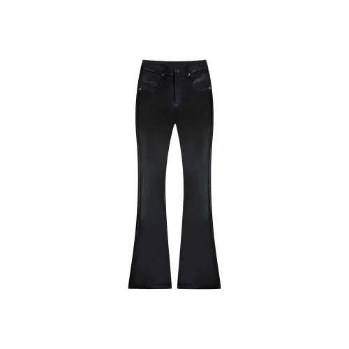 FOREVER 21 Черные Женские Кожаные Брюки