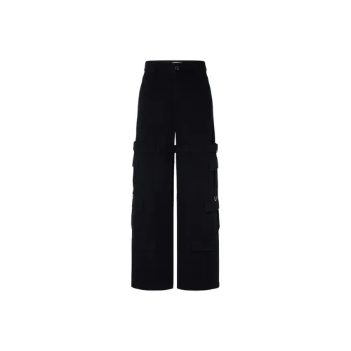 MO&CO Черные Женские Повседневные Брюки