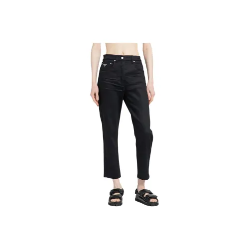 PRADA Женские джинсы черного цвета