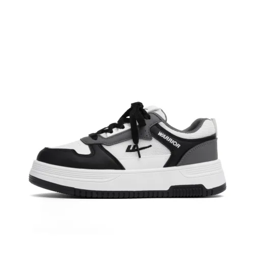 Warrior Легкие и Дышащие Низкие Кроссовки для Скейтбординга Унисекс Белый Черный Серый