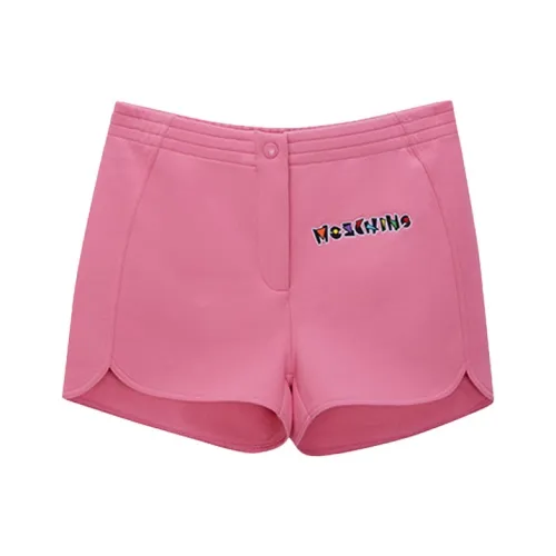 MOSCHINO Розовые Женские Повседневные Шорты