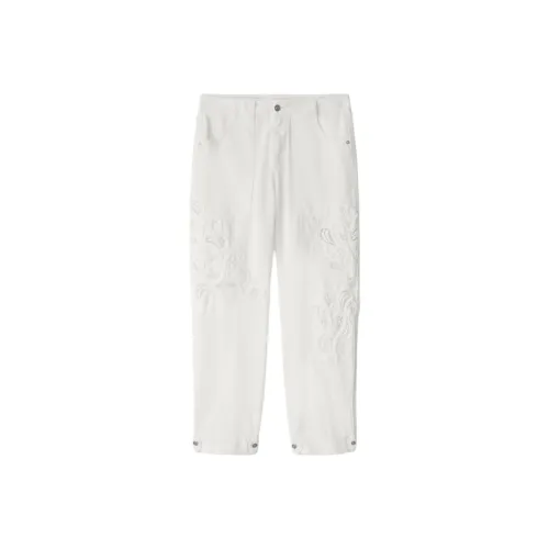 ERMANNO SCERVINO SS24 Джинсы Женские Белые