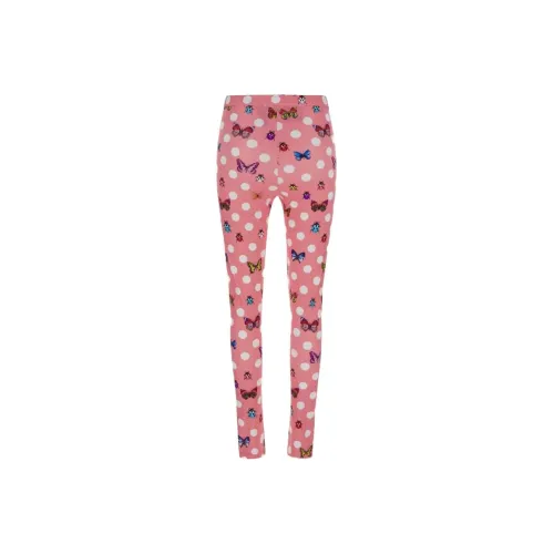 VERSACE Pink Women's Leggings VERSACE Розовые Женские Леггинсы