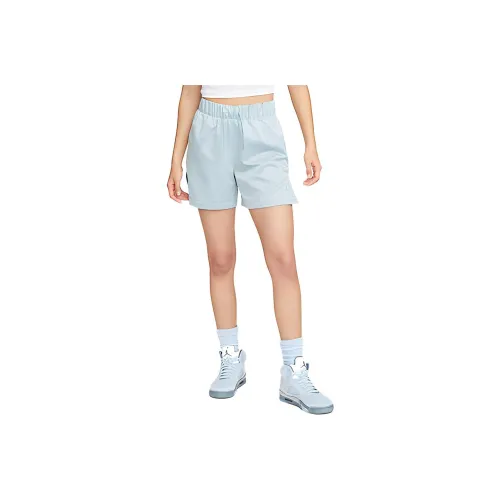 JORDAN Blue Women's Casual Shorts Джордан Синий Женские Повседневные Шорты