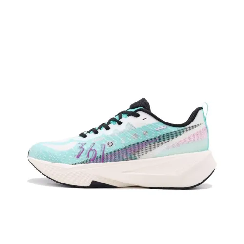 361° Spirit Bee Slip-resistant Abrasion-resistant Low Top Casual Running Shoes Men's Blue White Purple