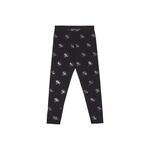 Ed Hardy Черные Леггинсы E1PBW356 Женские