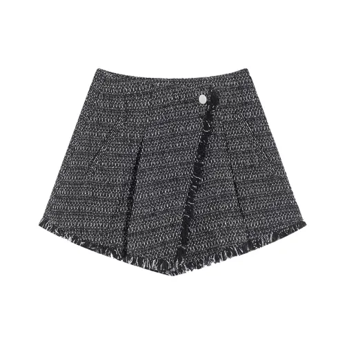 Ouyang Черные Женские Повседневные Шорты