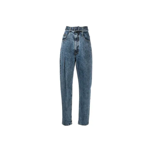 Maison Margiela Темно-синие Женские Джинсы