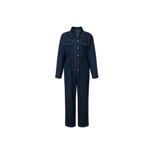 LA.F LAFREEDOM Темно-синий Женские Комбинезоны