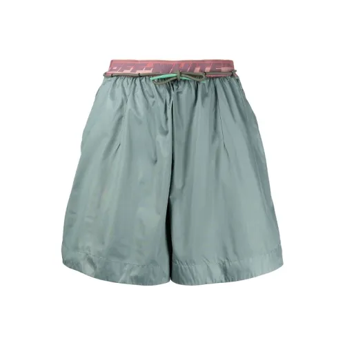 Off Белый SS21 Зеленый Женские Повседневные шорты