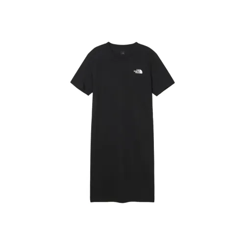 THE NORTH FACE W'S Essential S S Платье-миди Короткий рукав Платье Женское Черное