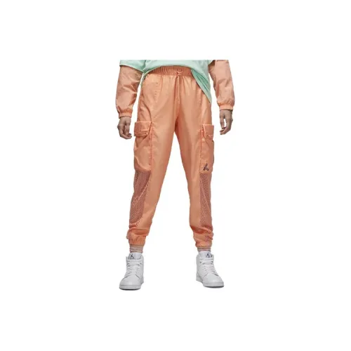 Джордан Оранжевый Красный Женские Карго Брюки