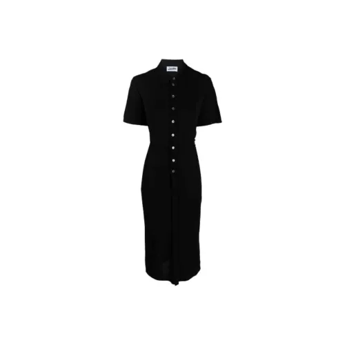 Jean Paul Gaultier Короткий рукав Платье Женское Чернильно-черный