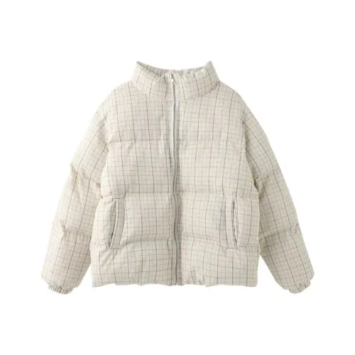 IDLE SOUL Хлопковый пуховик женский цвет экрю